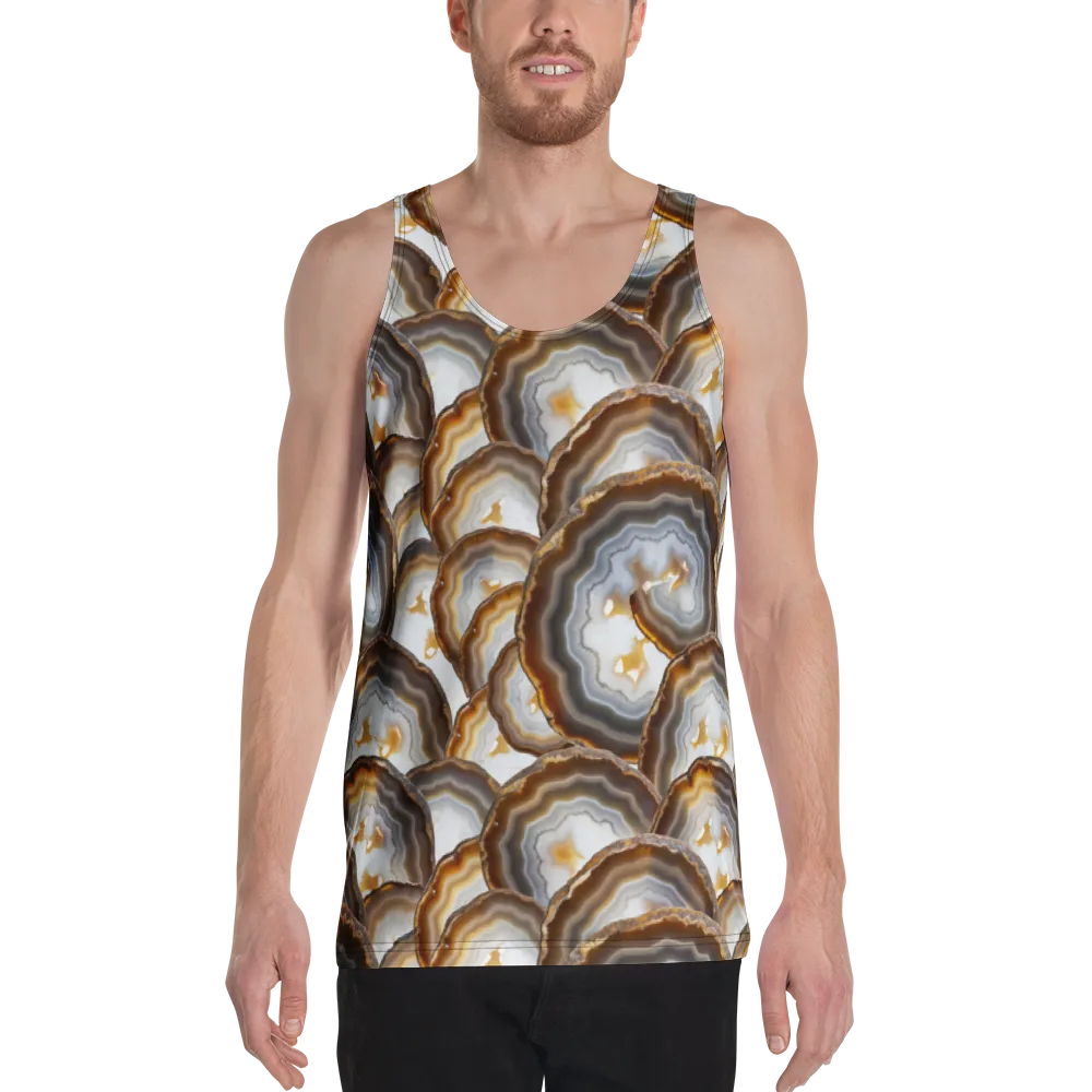 Earthbound Aura on Men's Tank Top — Front