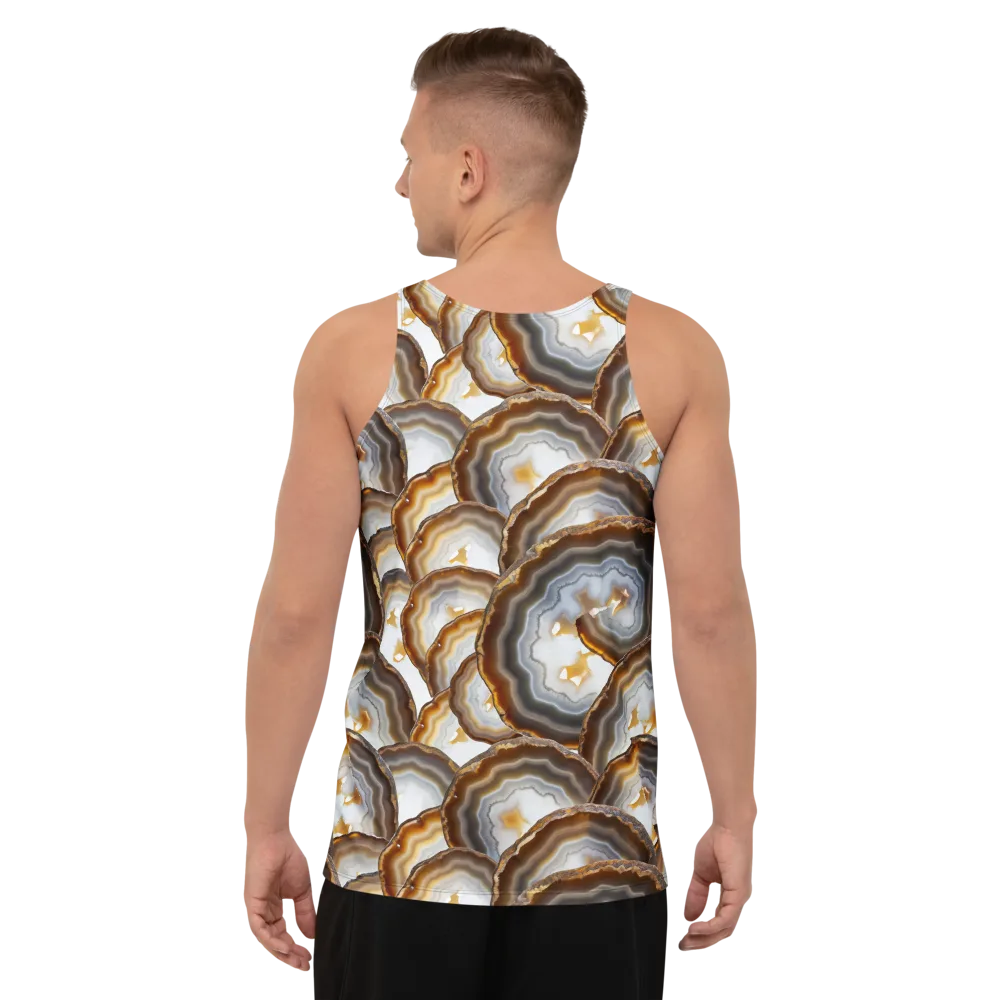 Earthbound Aura on Men's Tank Top — Back