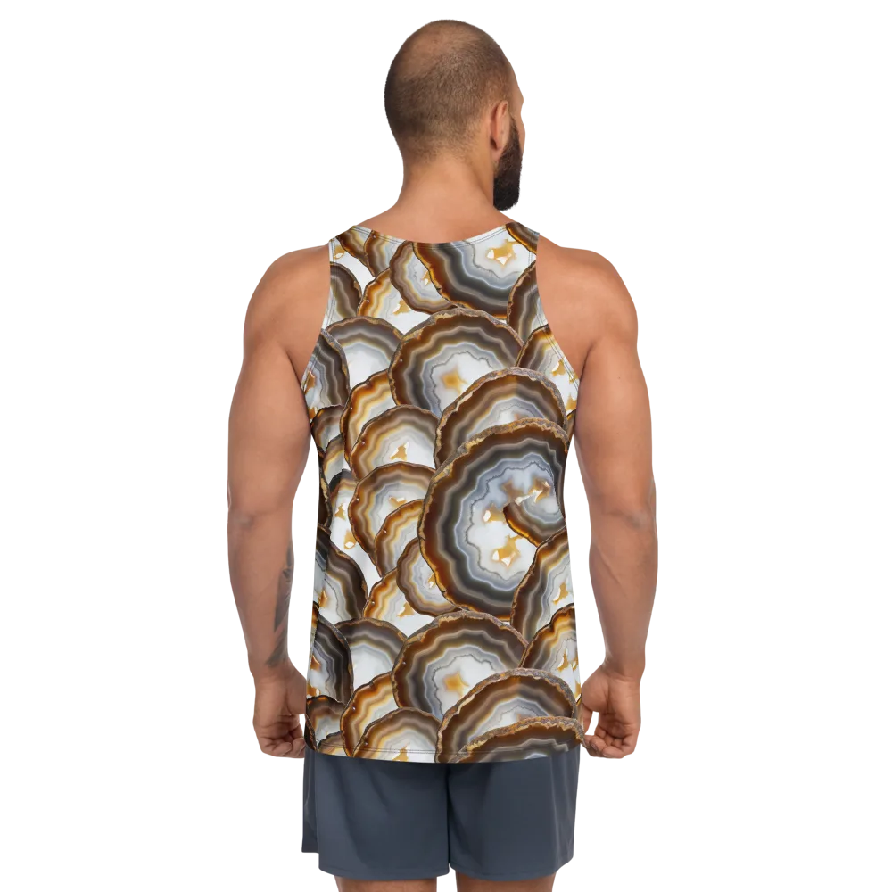 Earthbound Aura on Men's Tank Top — Back