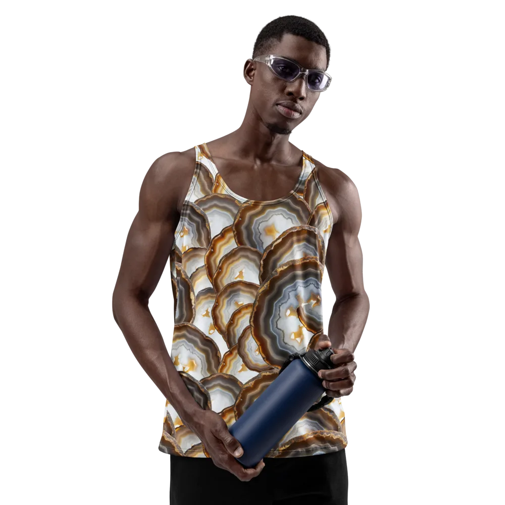 Earthbound Aura on Men's Tank Top — Front