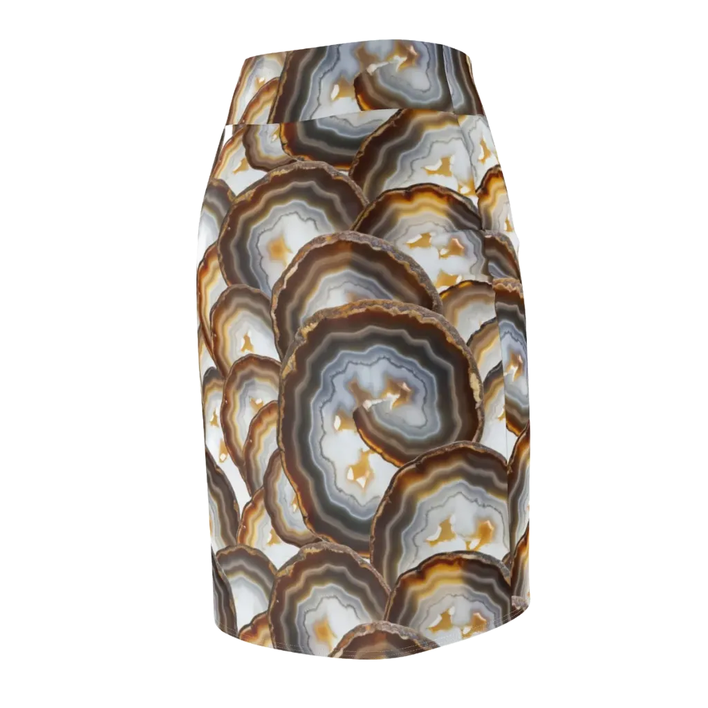 Earthbound Aura on Pencil Skirt — Back Side