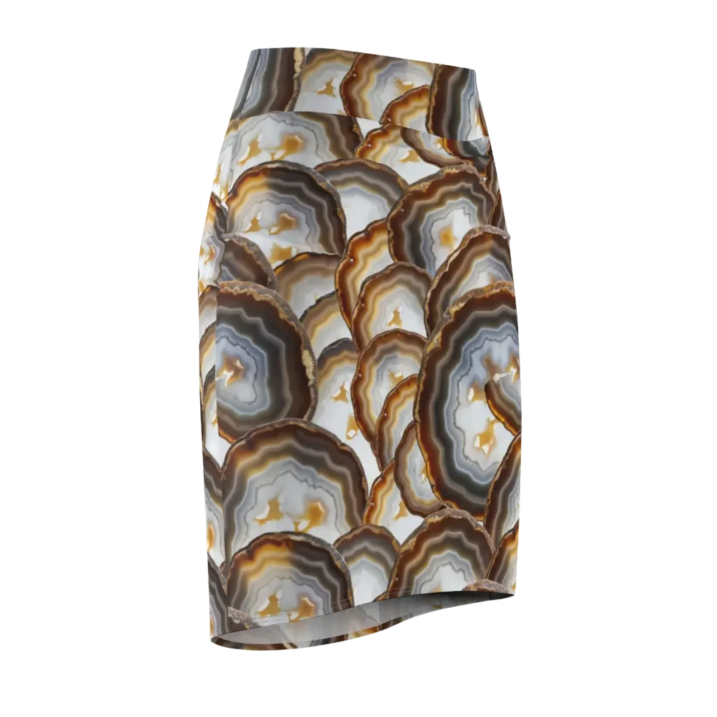 Earthbound Aura on Pencil Skirt — Front Side