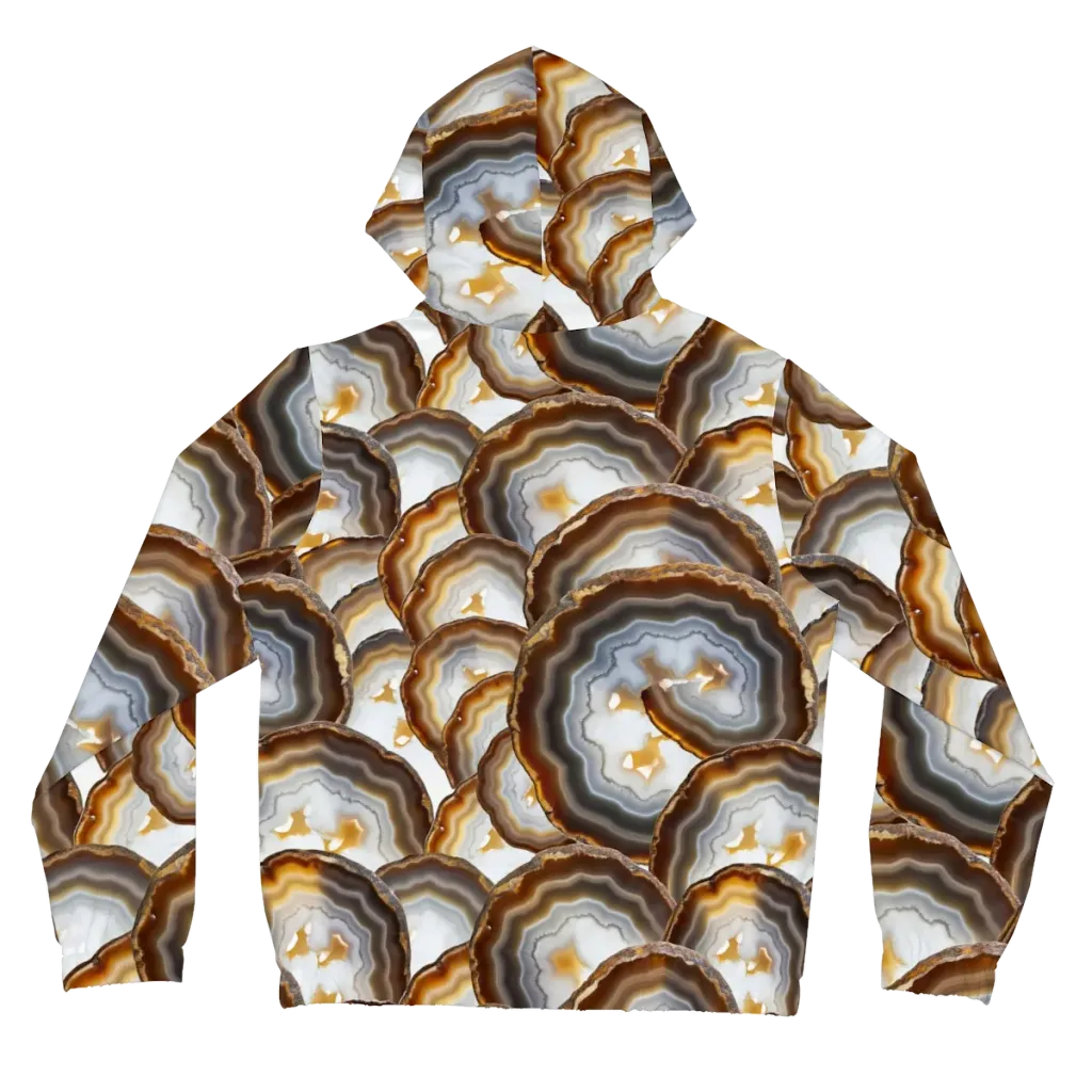 Earthbound Aura on Women's Full-Zip Hoodie — Back