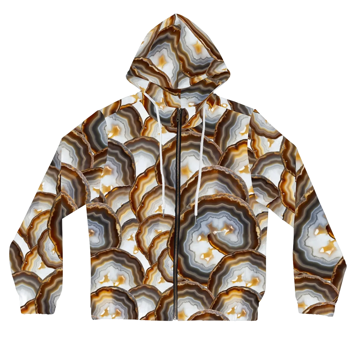 Earthbound Aura on Women's Full-Zip Hoodie — Front