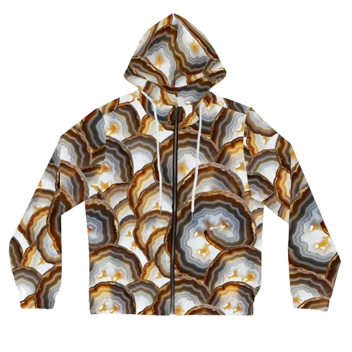 Earthbound Aura on a Women's Full-Zip Hoodie