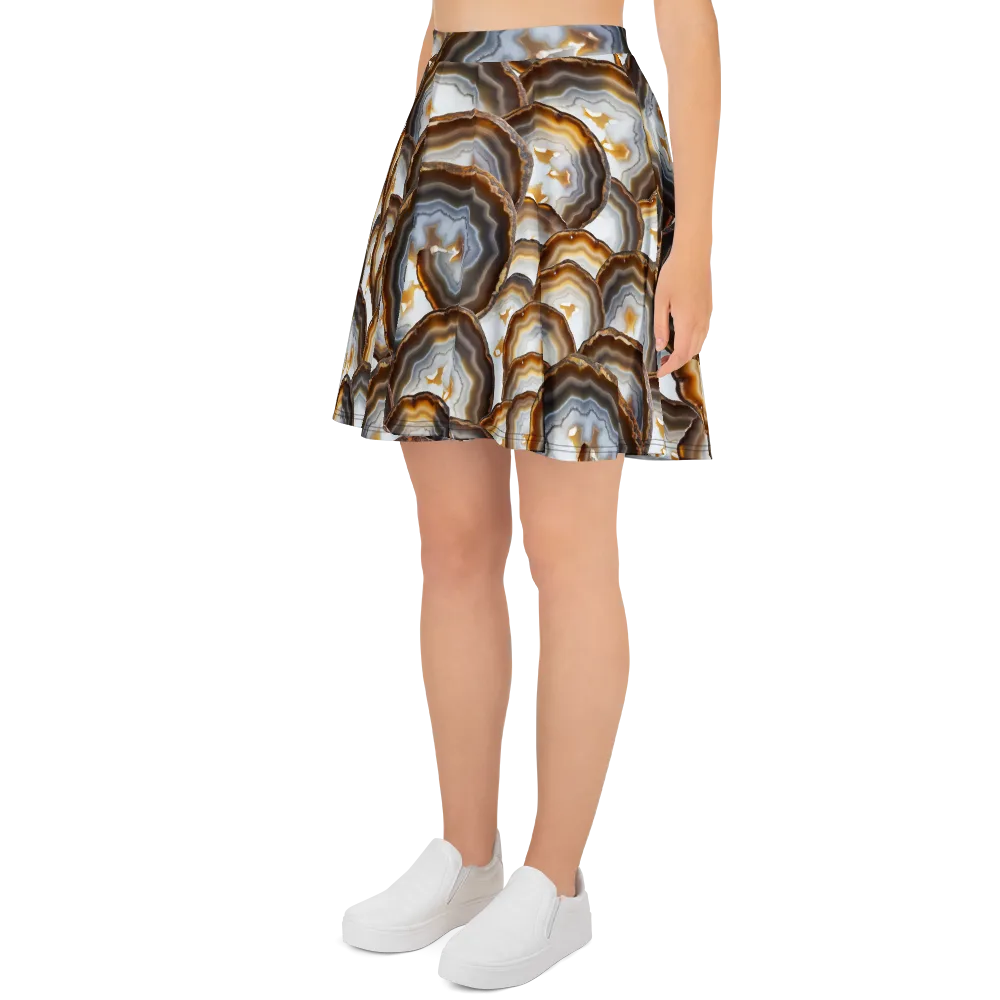 Earthbound Aura on Skater Skirt — Left