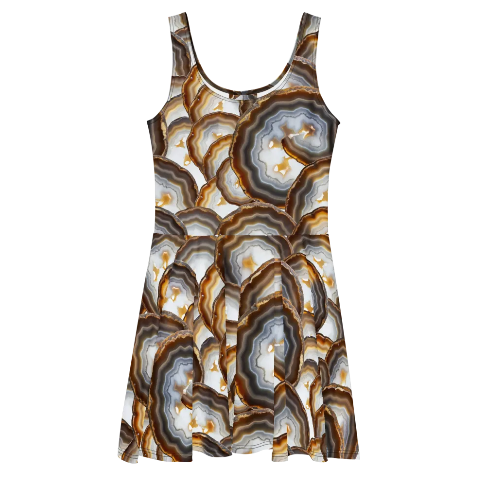 Earthbound Aura on Skater Dress — Front