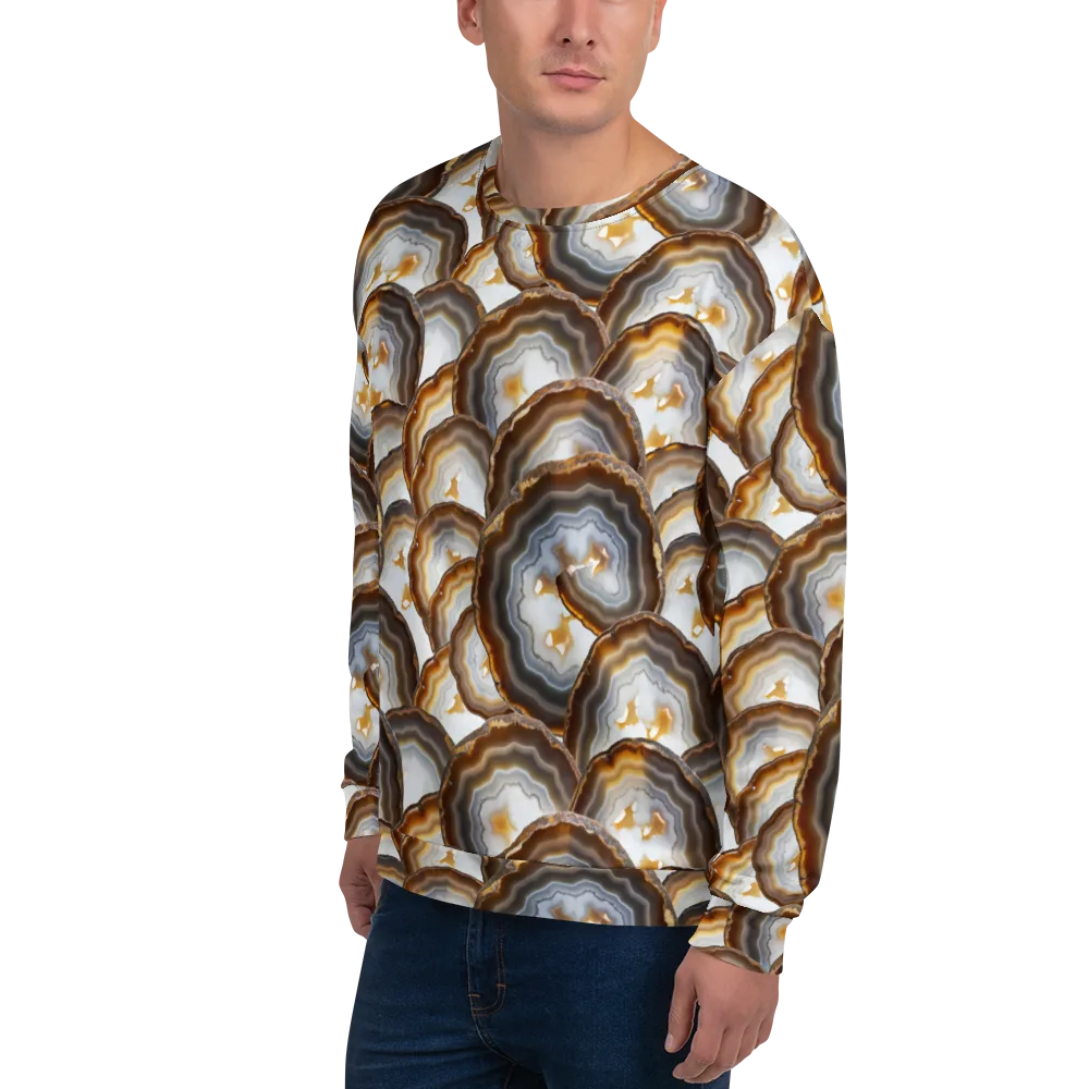 Earthbound Aura on Sweatshirt — Left Front