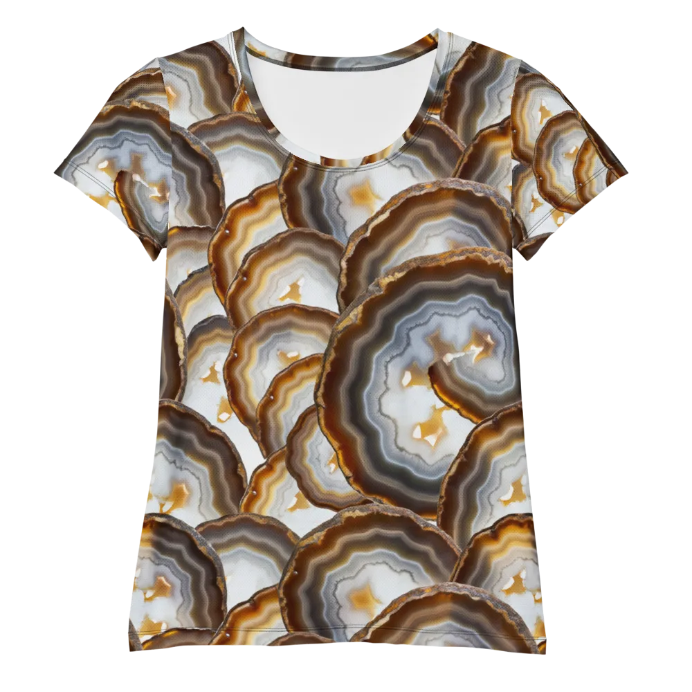 Earthbound Aura on Women's Athletic T-Shirt — Front