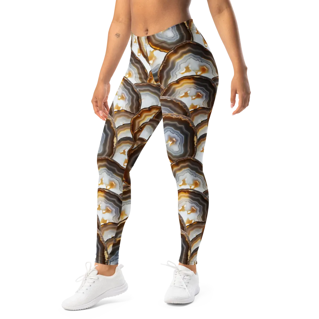 Earthbound Aura on Leggings — Left Front