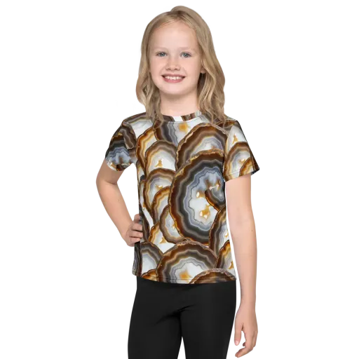 Earthbound Aura on a Kids Crew Neck T-Shirt