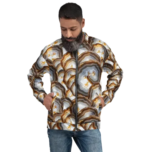 Earthbound Aura on a Bomber Jacket
