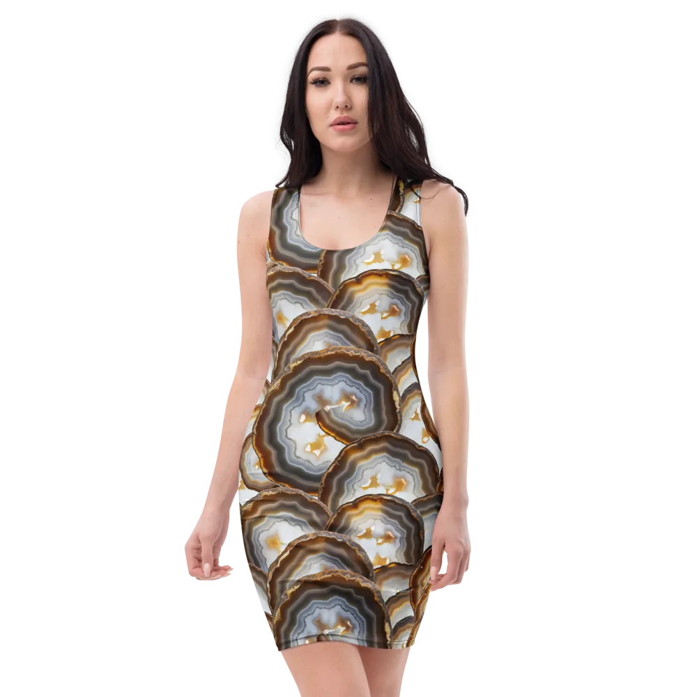 Earthbound Aura on Bodycon Dress — Front