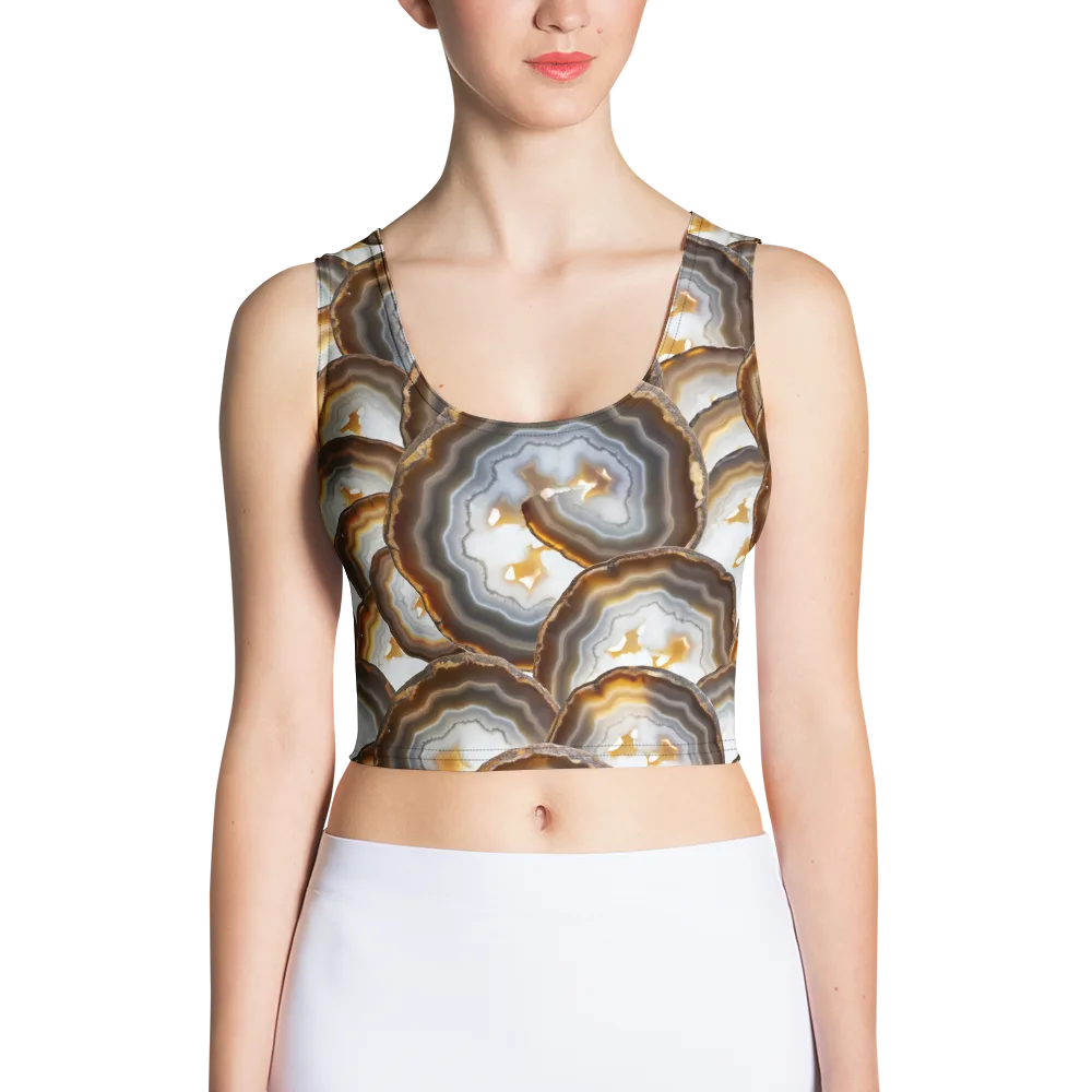 Earthbound Aura on Crop Top — Front