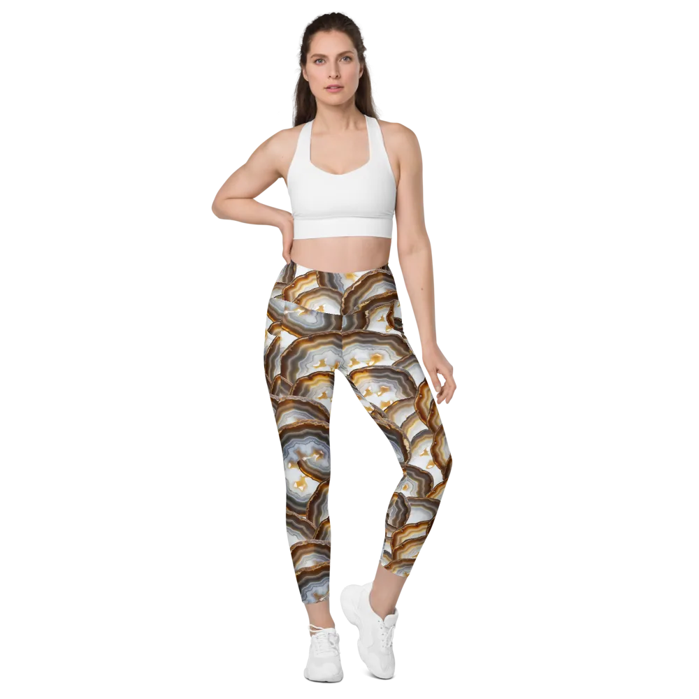 Earthbound Aura on Leggings with Pockets — Front