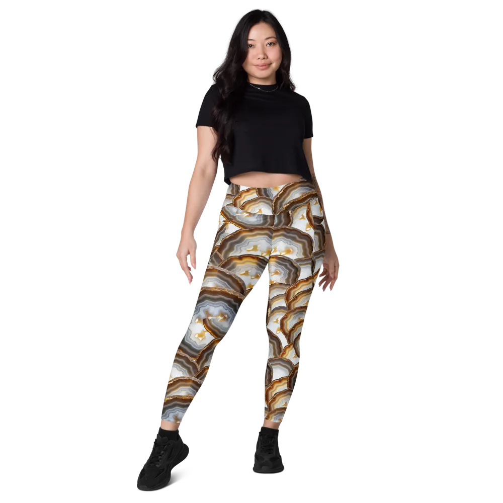 Earthbound Aura on Leggings with Pockets — Front