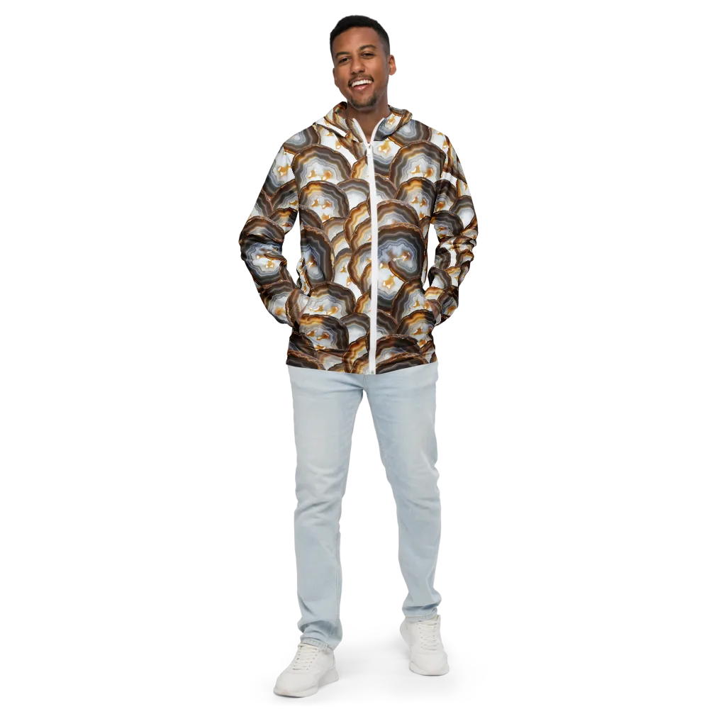 Earthbound Aura on Men's Windbreaker — Front