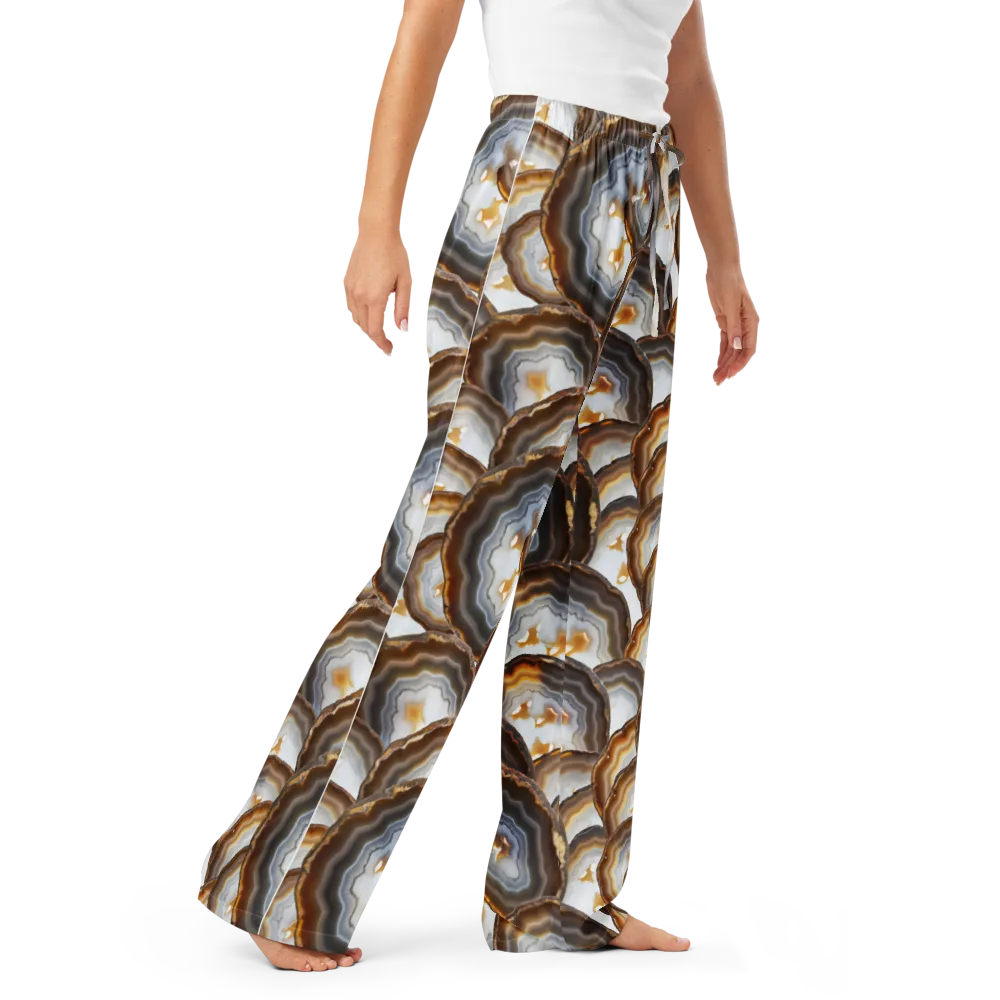 Earthbound Aura on Women's Pajama Pants — Right Front