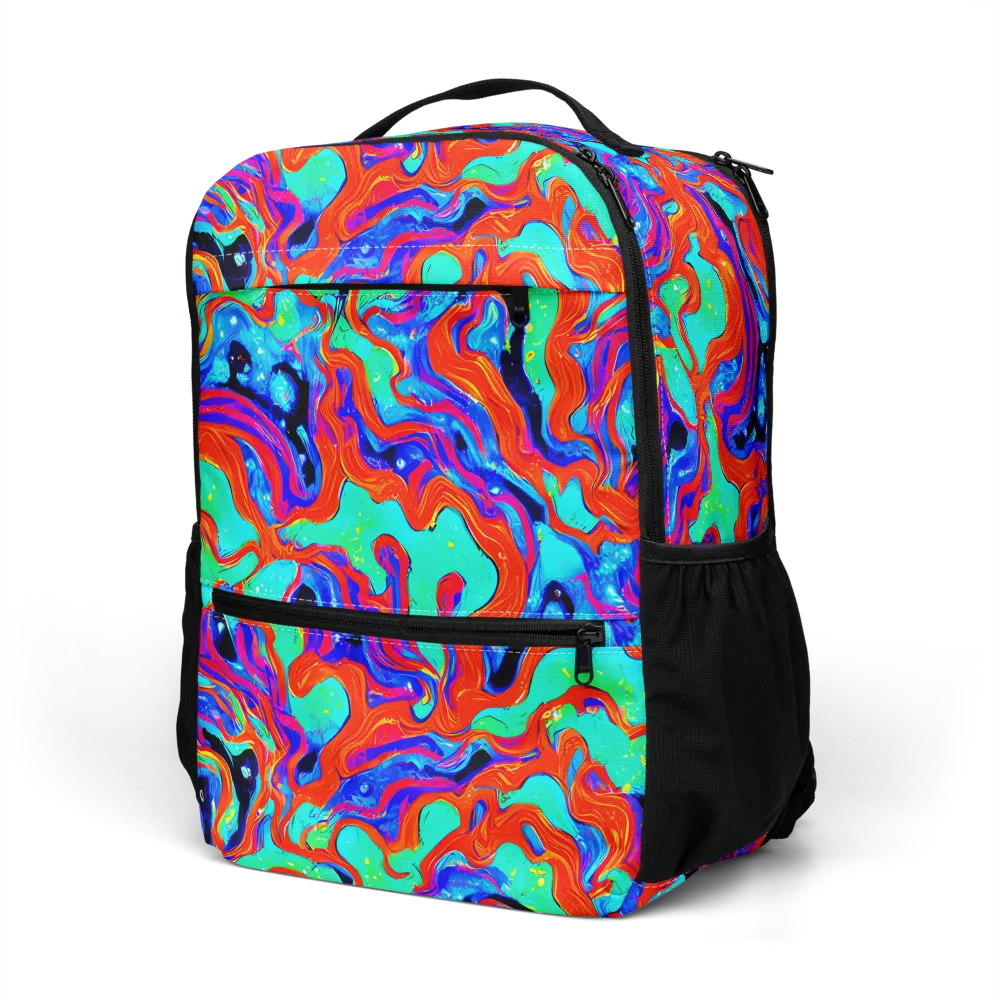 Flame Current on Utility Backpack — Left Front