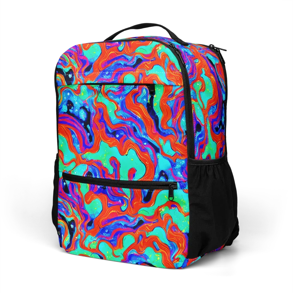 Flame Current on Utility Backpack — Left Front