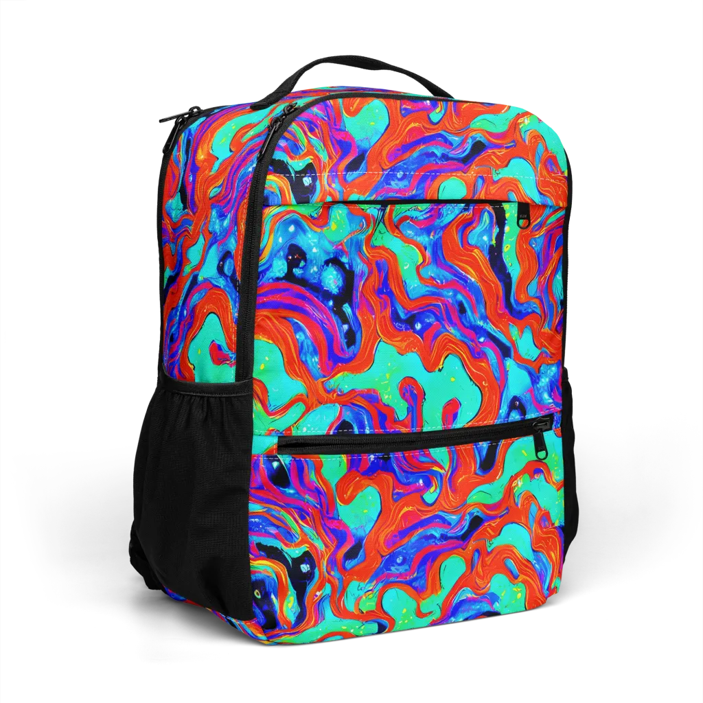 Flame Current on Utility Backpack — Right Front