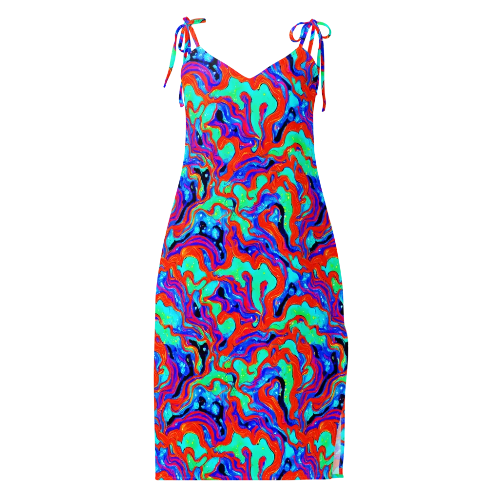 Flame Current on Slip Dress — Front