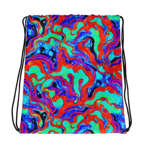 Flame Current on a Drawstring Bag
