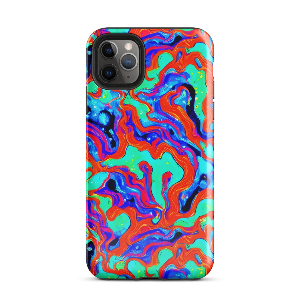 Flame Current on Tough Case for iPhone® — Front