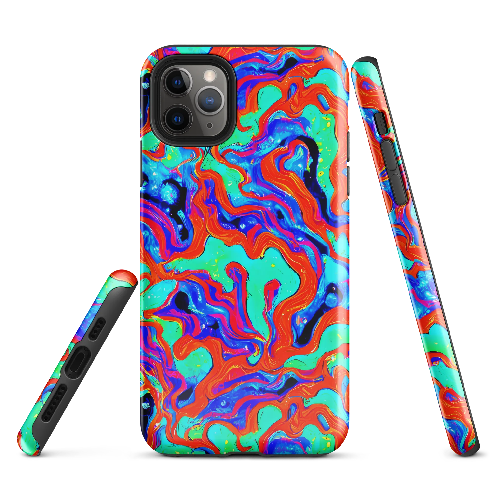 Flame Current on Tough Case for iPhone® — Front