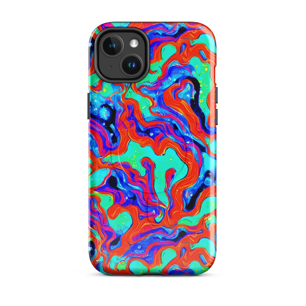 Flame Current on MagSafe Tough Case for iPhone® — Front