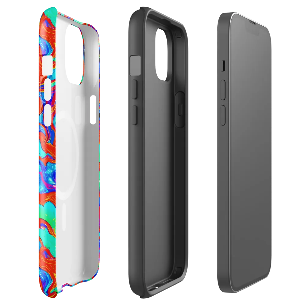 Flame Current on MagSafe Tough Case for iPhone® — Front