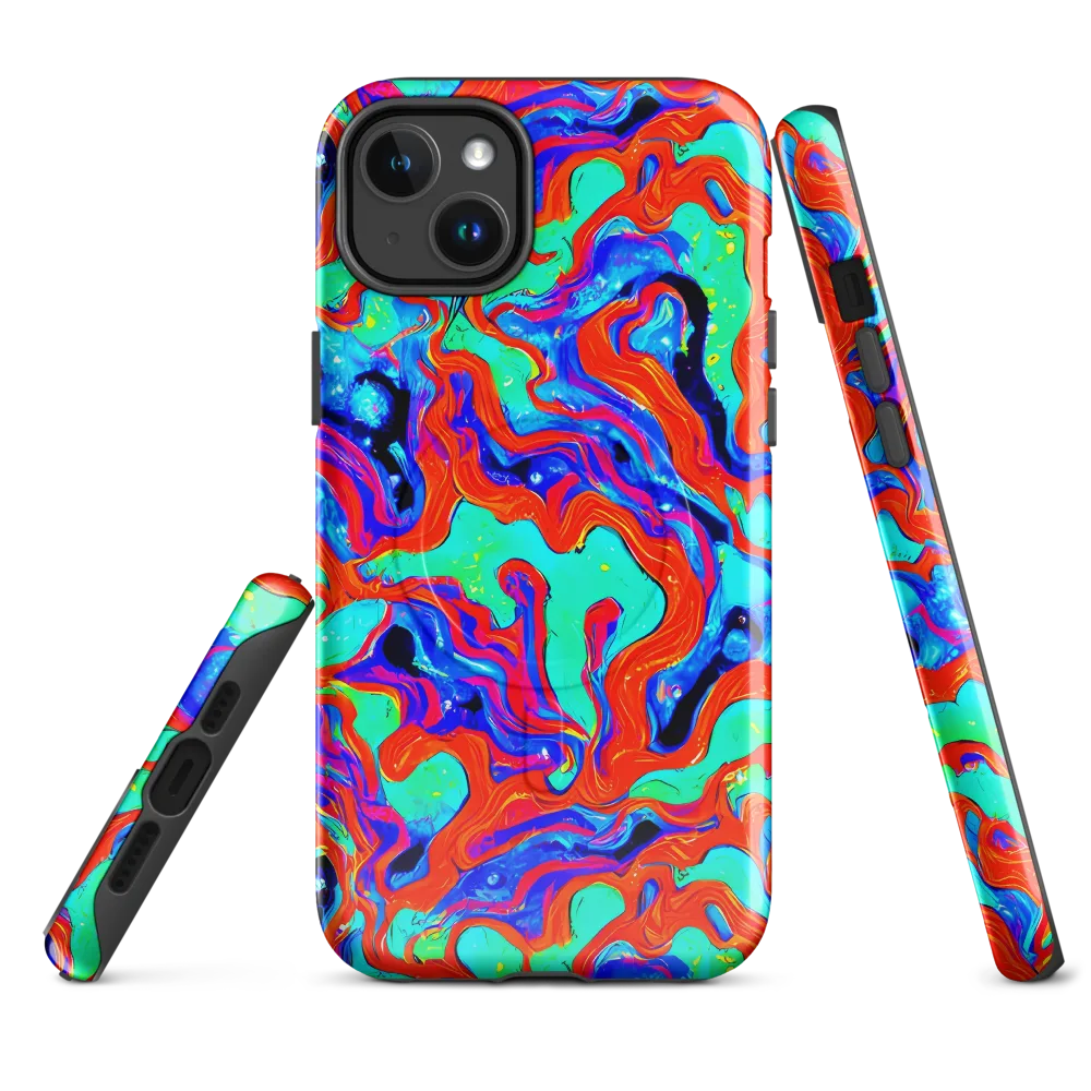 Flame Current on MagSafe Tough Case for iPhone® — Front