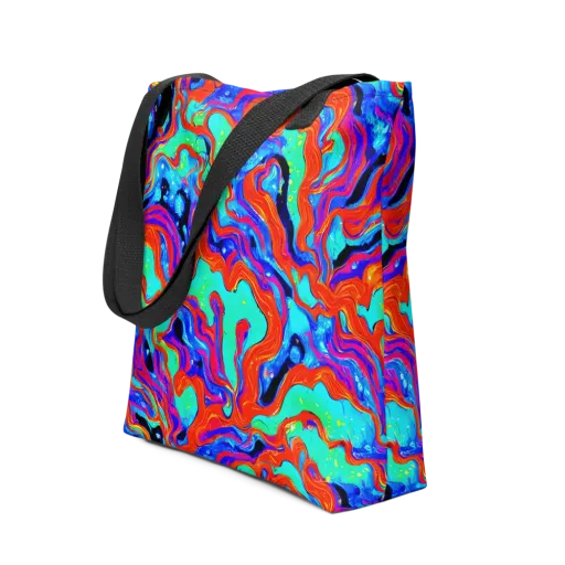 Flame Current on a Tote Bag