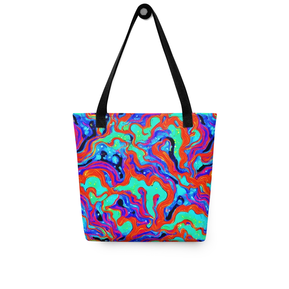 Flame Current on Tote Bag — Front