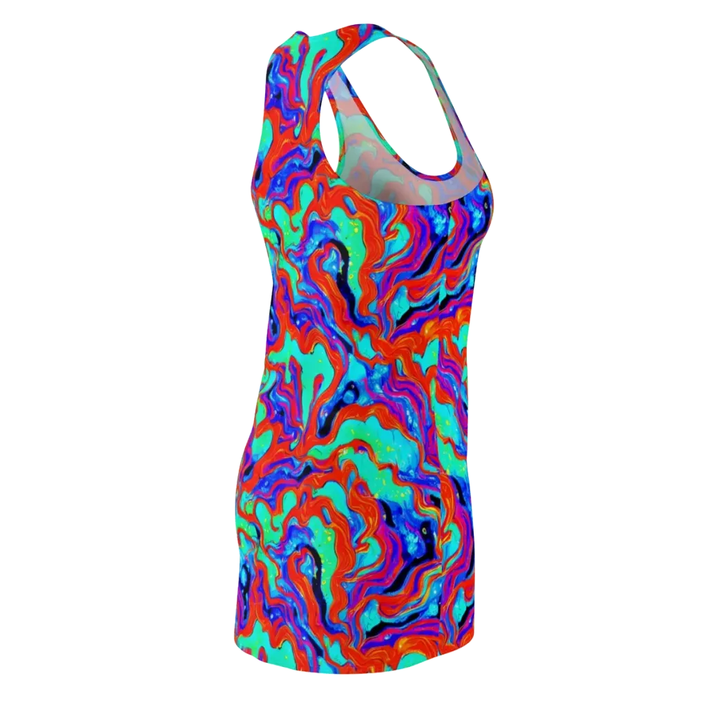 Flame Current on Racerback Dress — Back Side