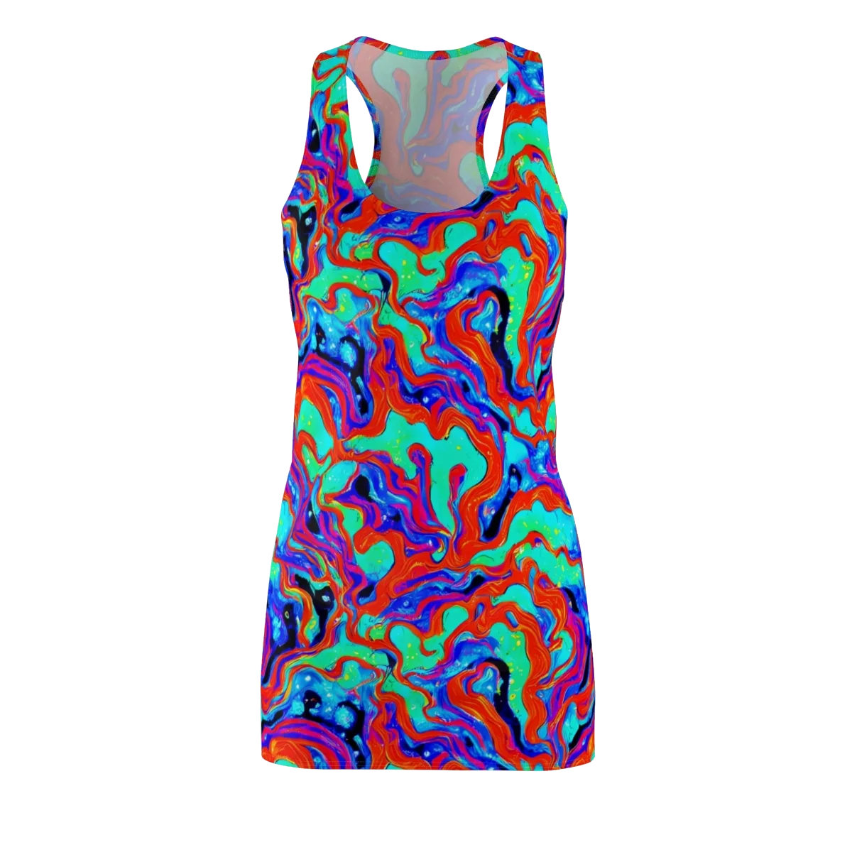 Flame Current on Racerback Dress — Front
