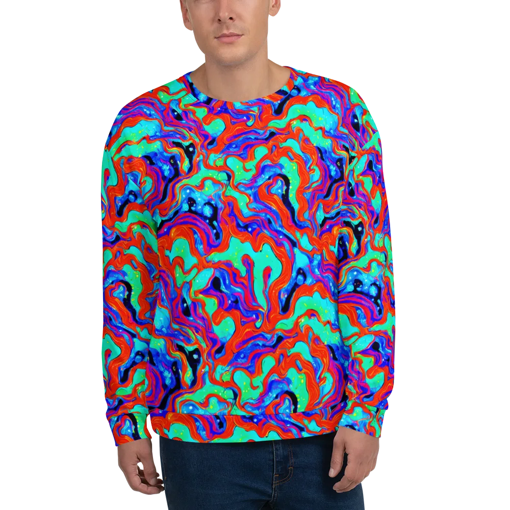 Flame Current on Sweatshirt — Front