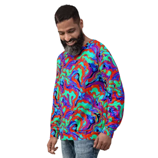 Flame Current on a Sweatshirt