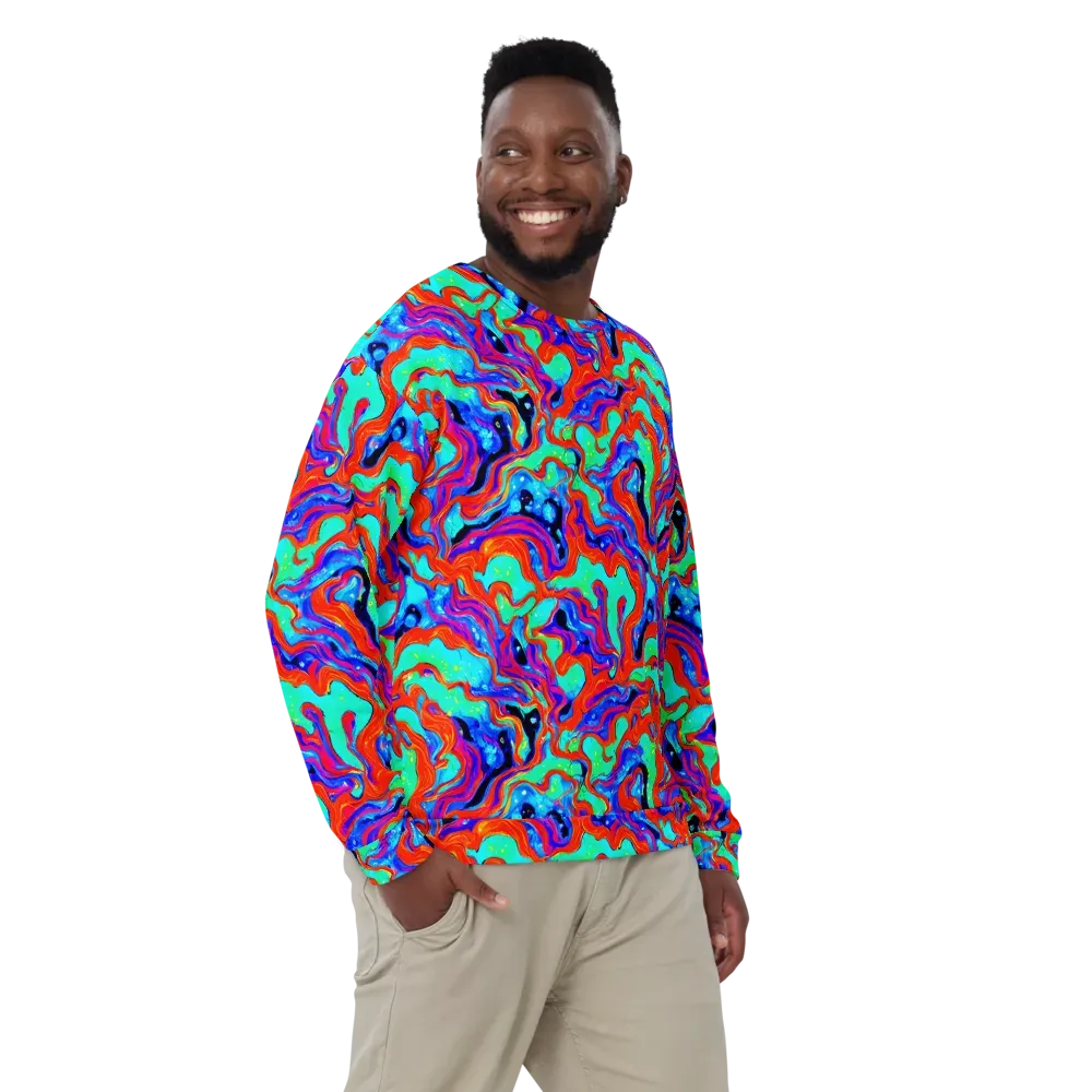 Flame Current on Sweatshirt — Front