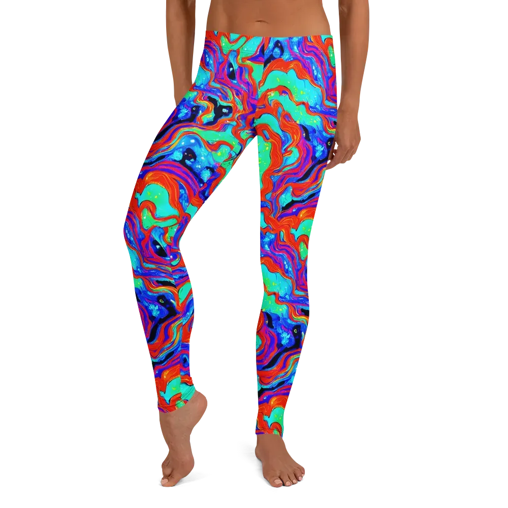 Flame Current on Leggings — Front