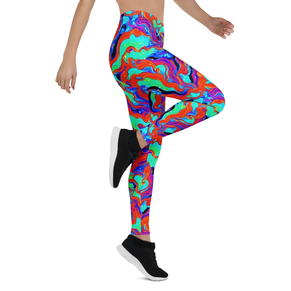 Flame Current on Leggings — Right