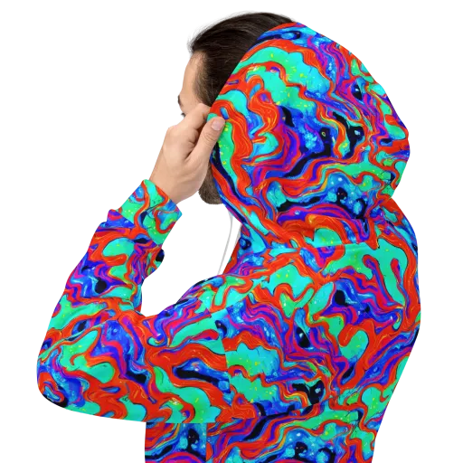 Flame Current on a Hoodie