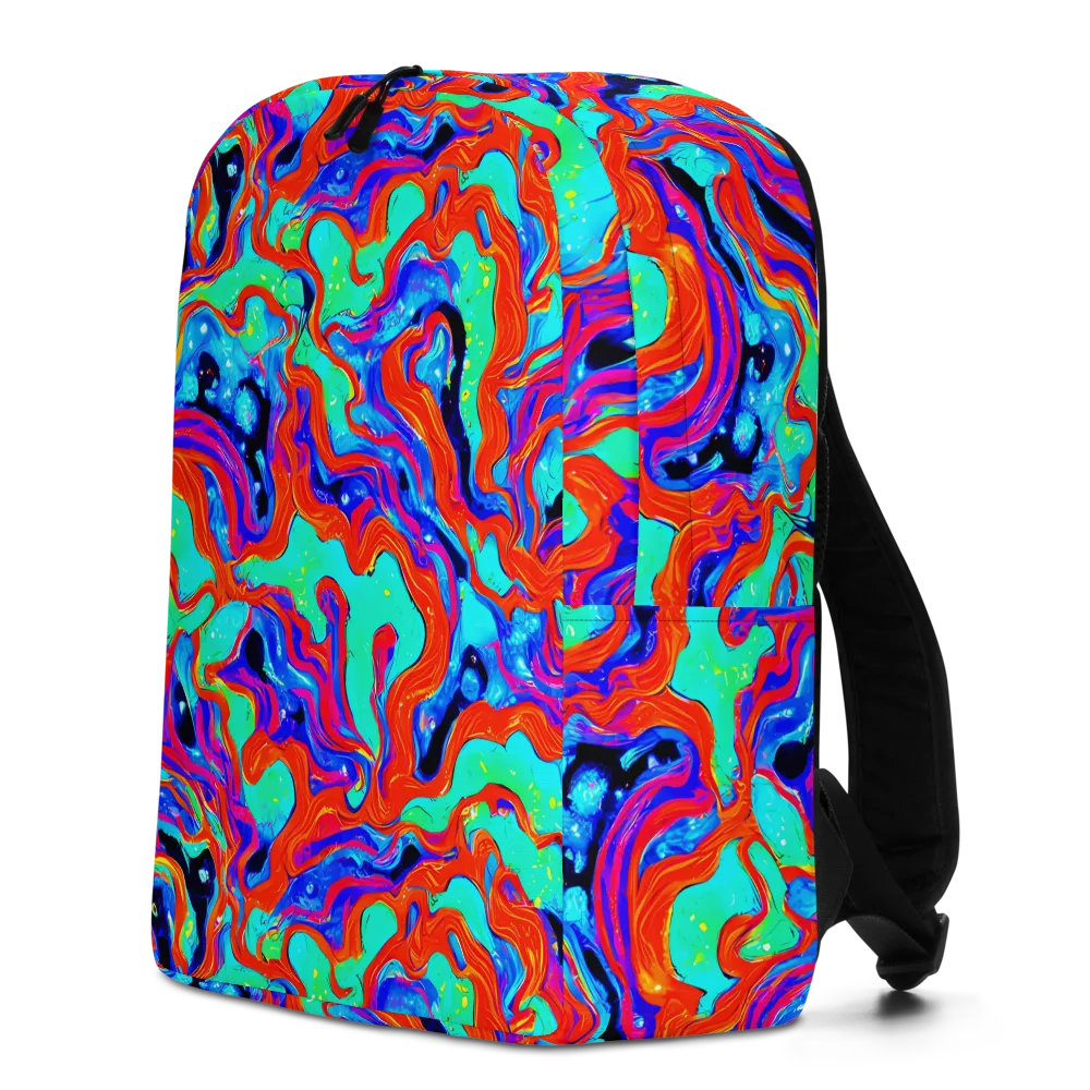 Flame Current on Minimalist Backpack — Left