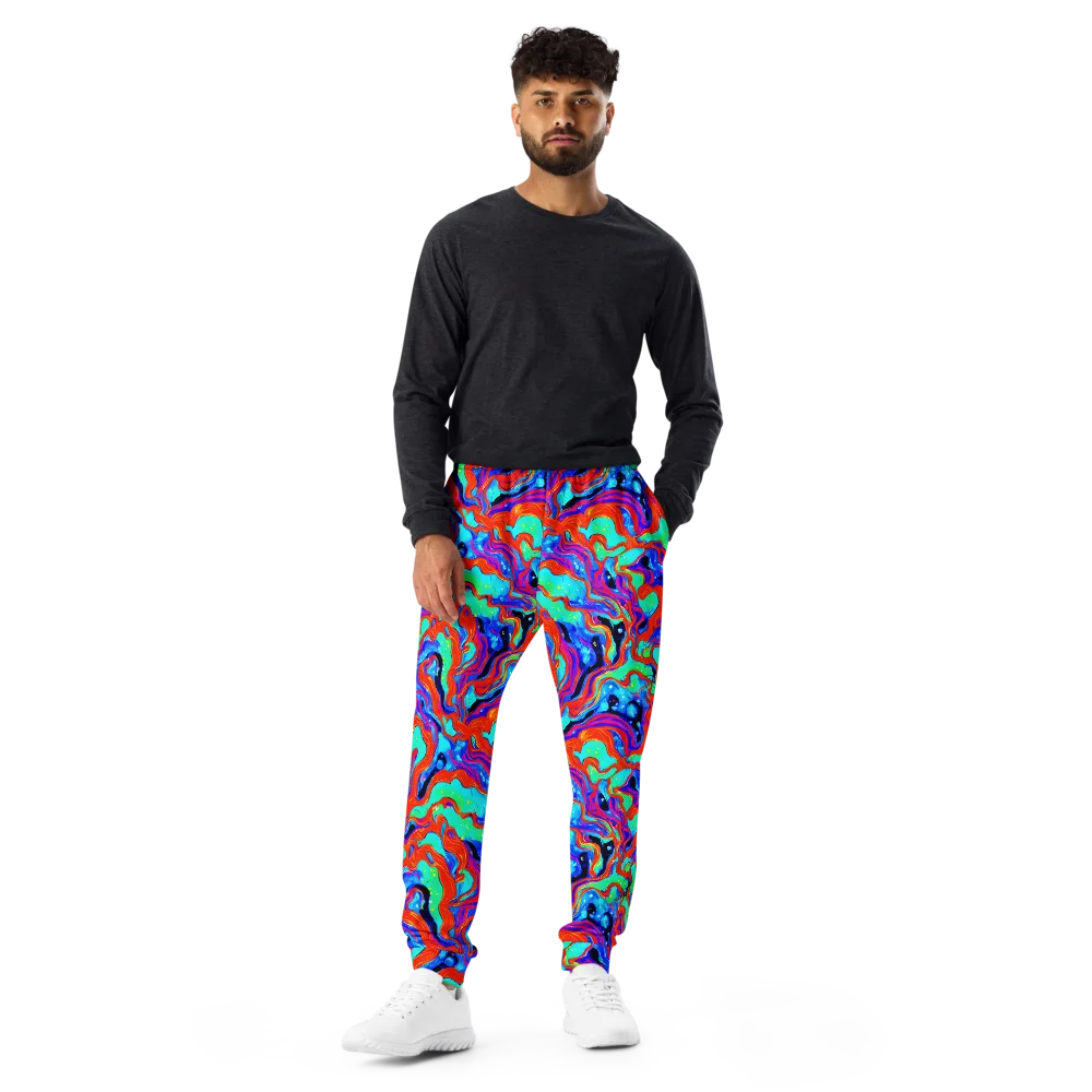 Flame Current on Men's Joggers — Front