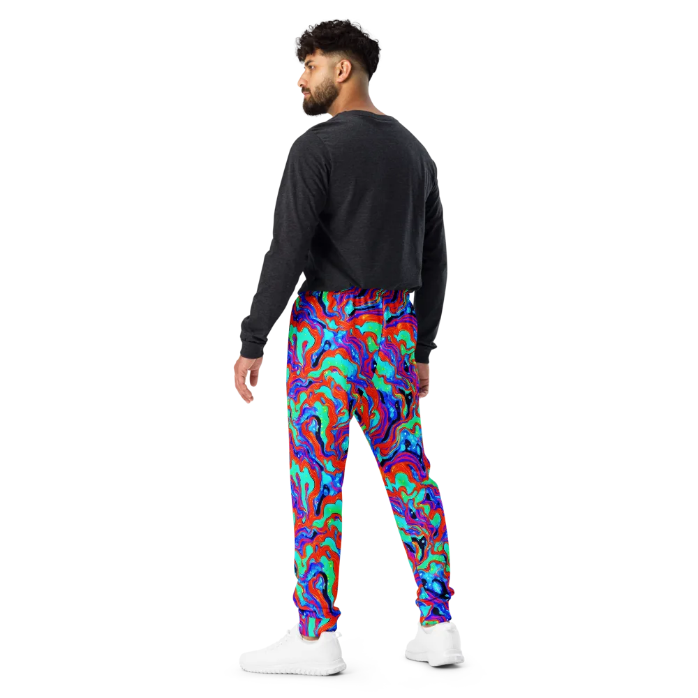 Flame Current on Men's Joggers — Back