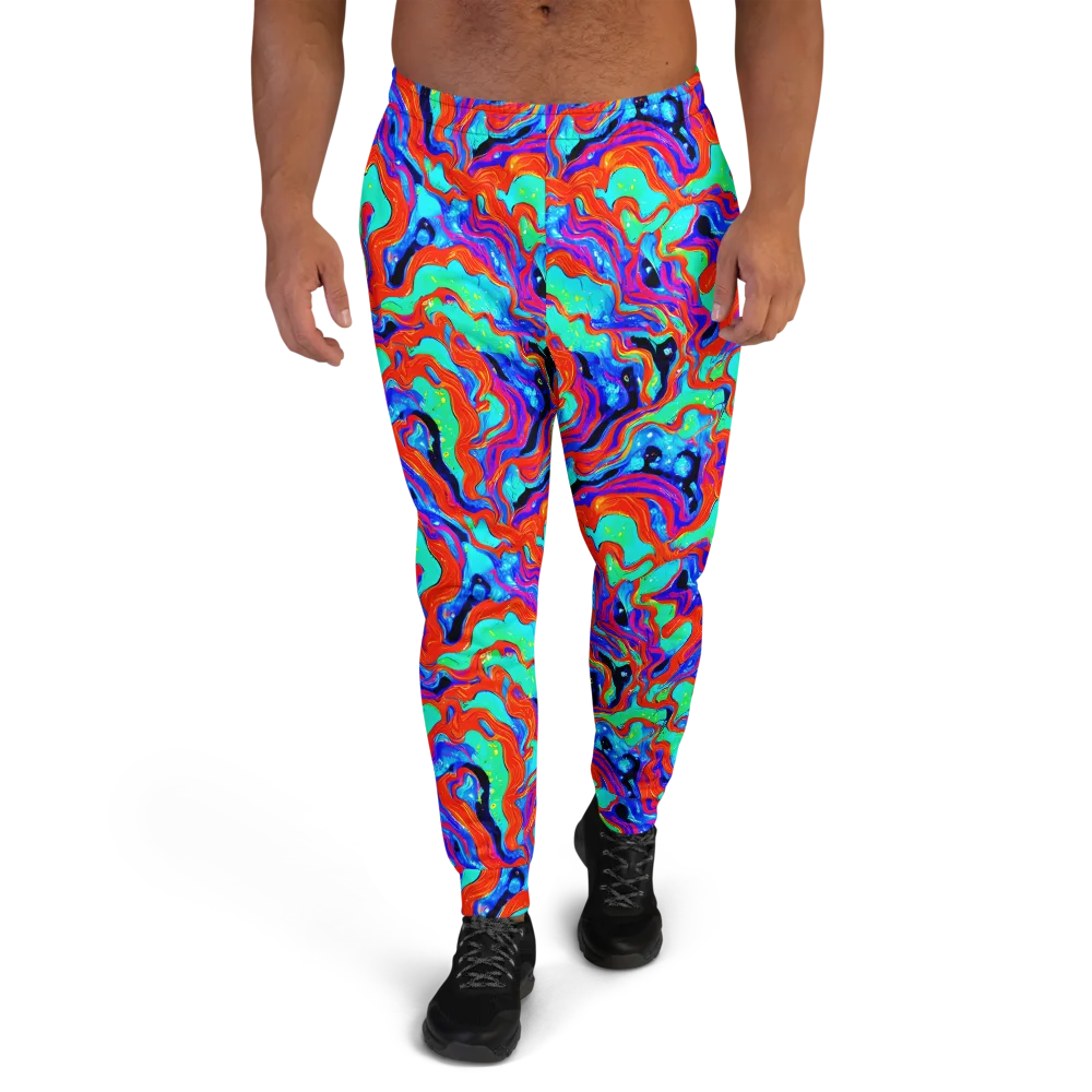 Flame Current on Men's Joggers — Front