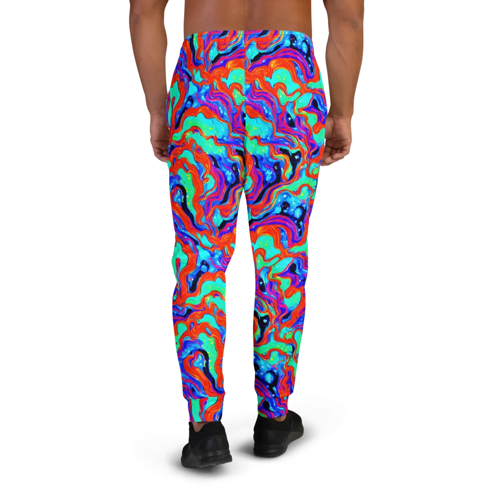 Flame Current on Men's Joggers — Back