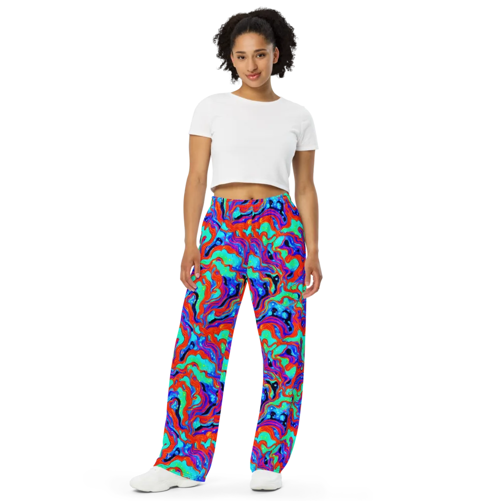 Flame Current on Wide-Leg Pants — Front