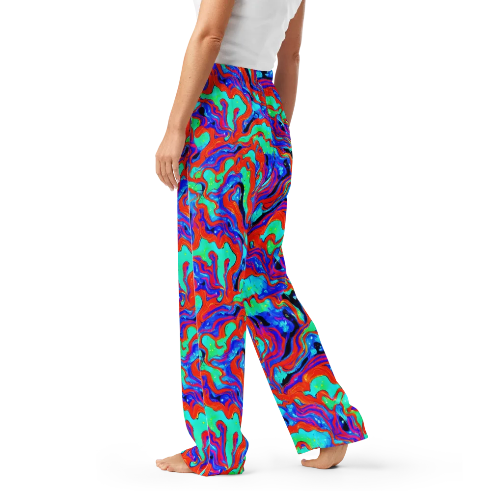 Flame Current on Women's Pajama Pants — Left