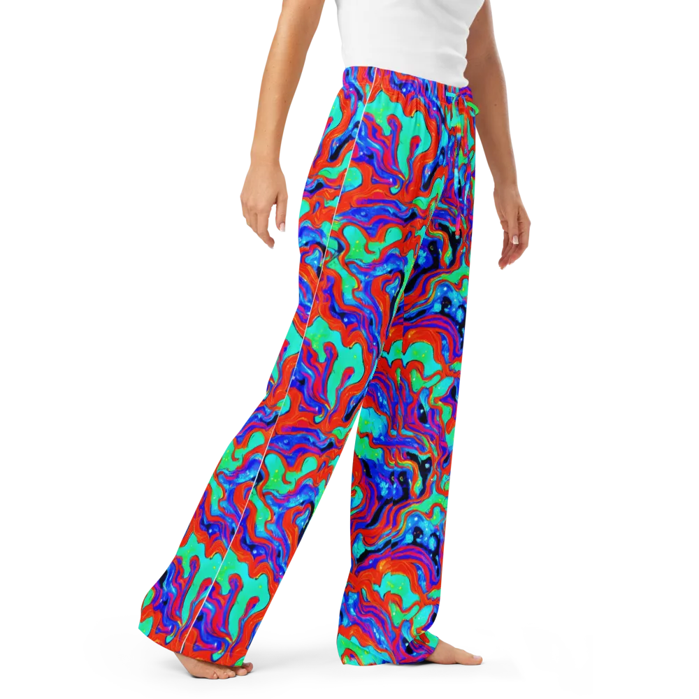 Flame Current on Women's Pajama Pants — Right Front